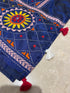 Chuski- Blue Kantha Silk Saree from Bengal